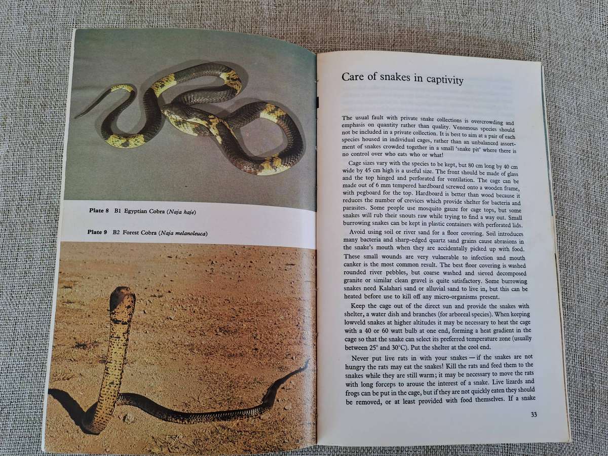 Snakes of Rhodesia  Bundu Series