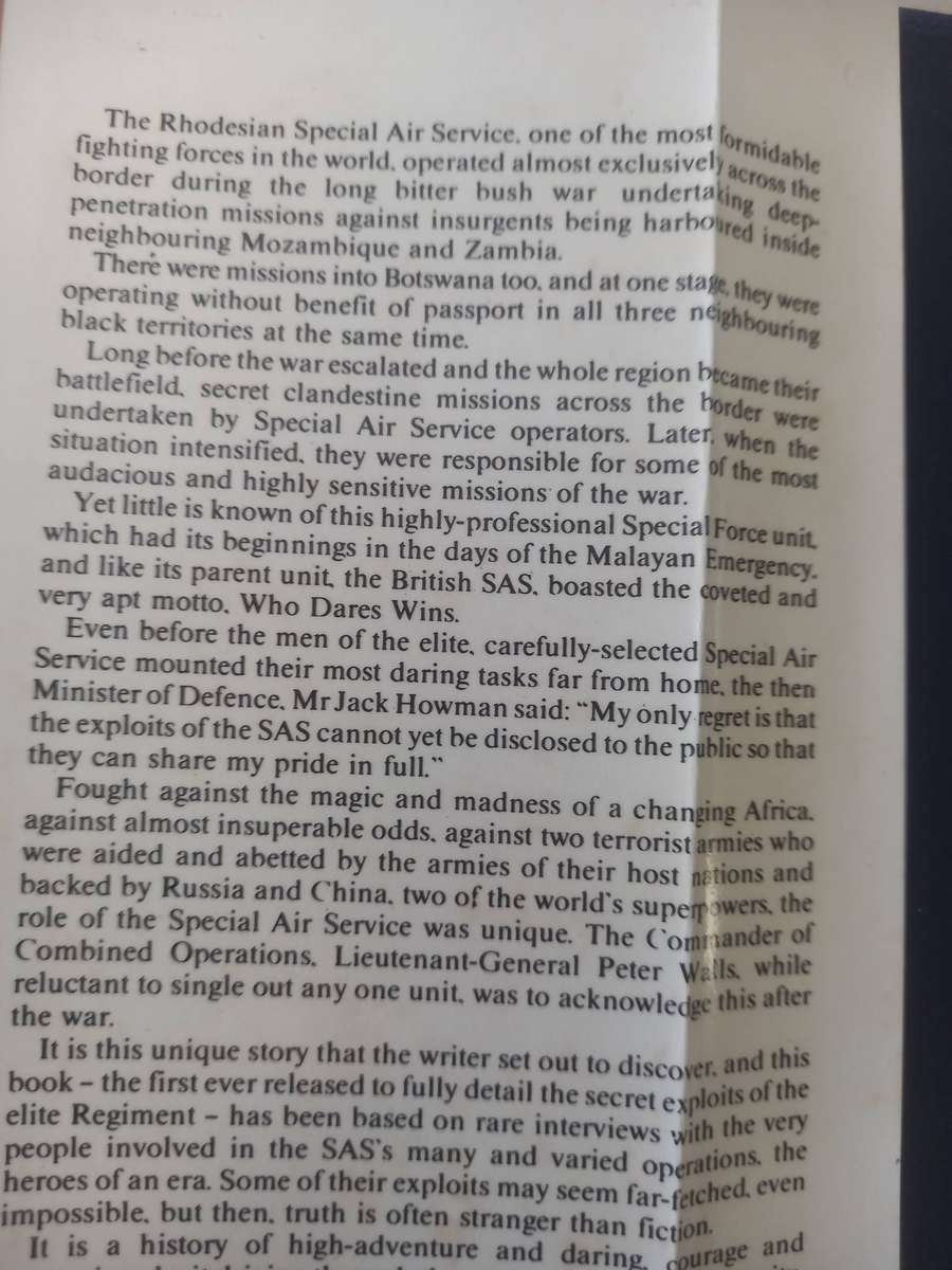 Rhodesian SAS - The Elite AND The Elite Pictorial - Barbara Cole