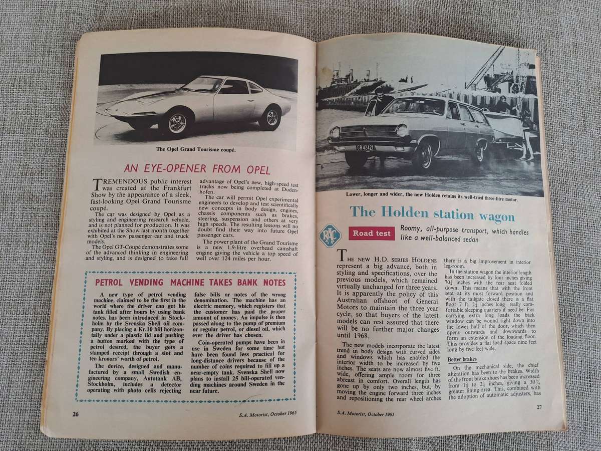 South African Motorist Journal October 1965