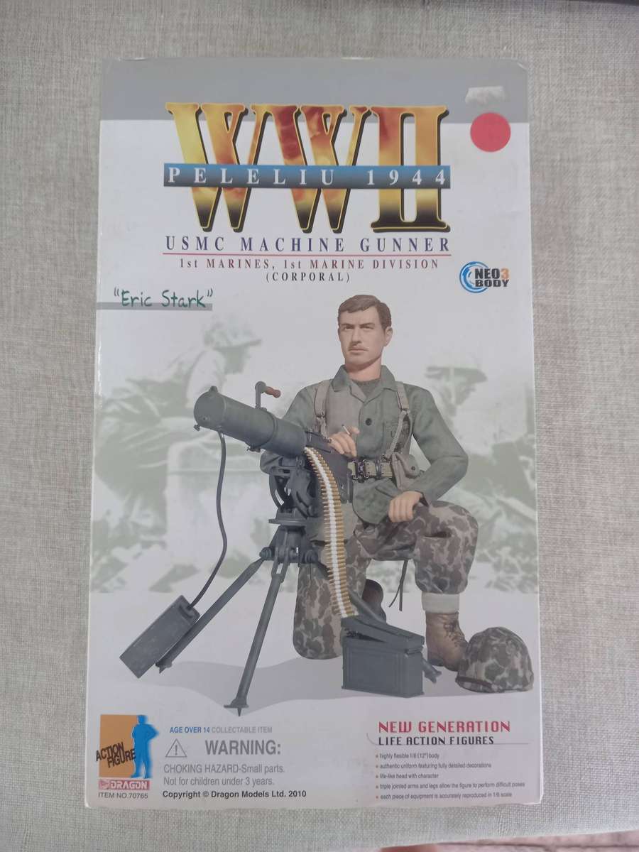 Dragon 1/6 Scale WWII Eric Stark USMC Machine Gunner 12