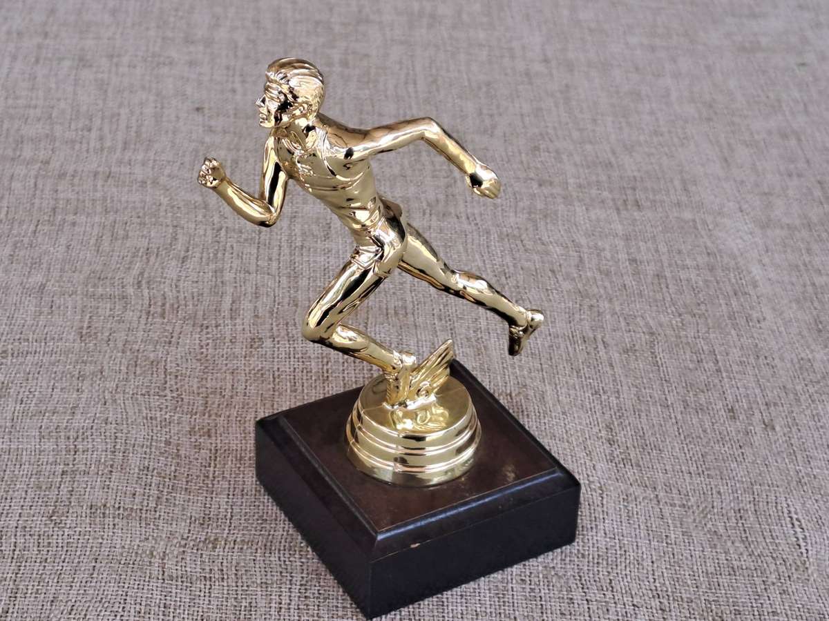 Athletics Running Trophies - set of 4 figurines