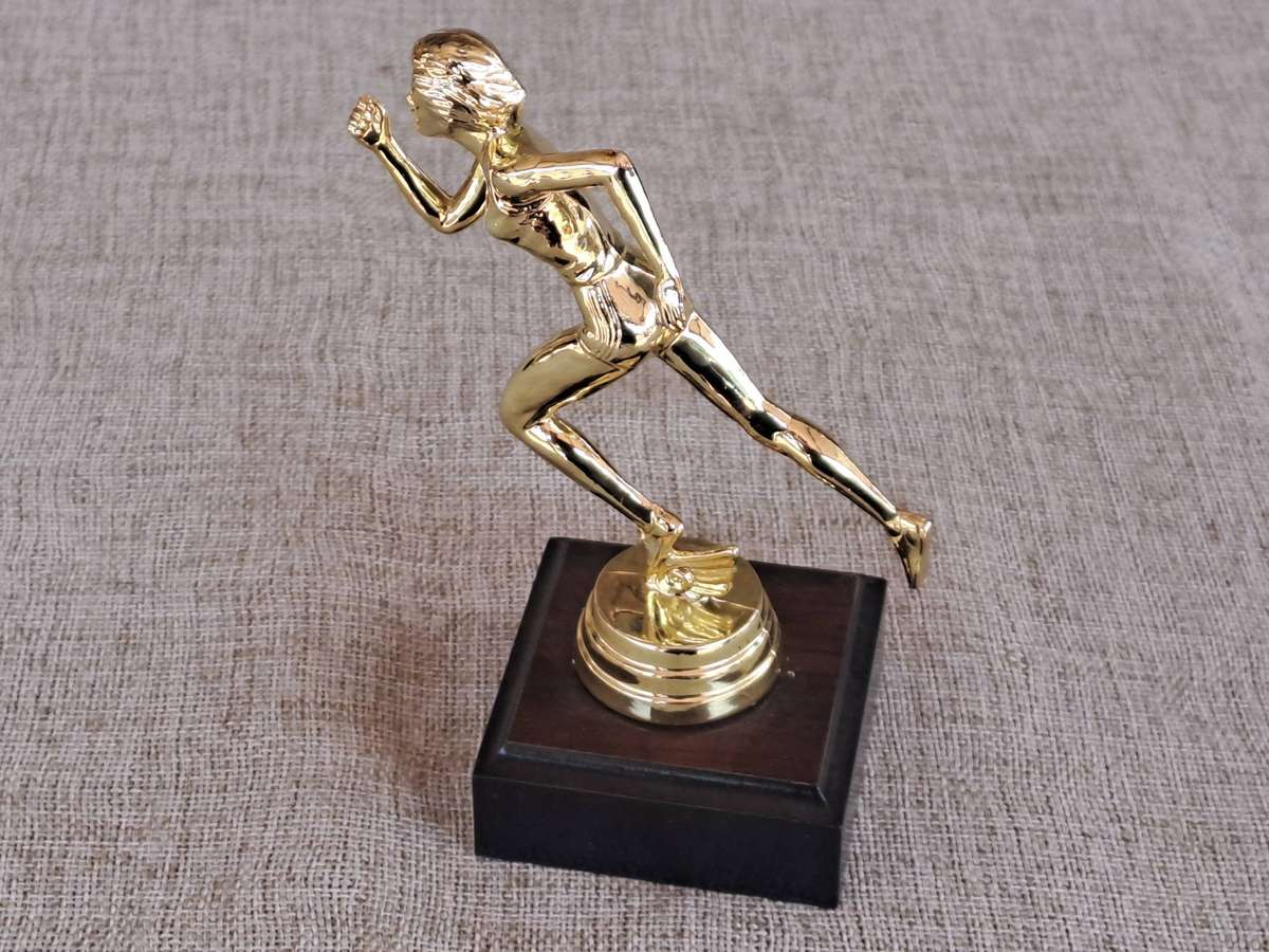 Athletics Running Trophies - set of 4 figurines