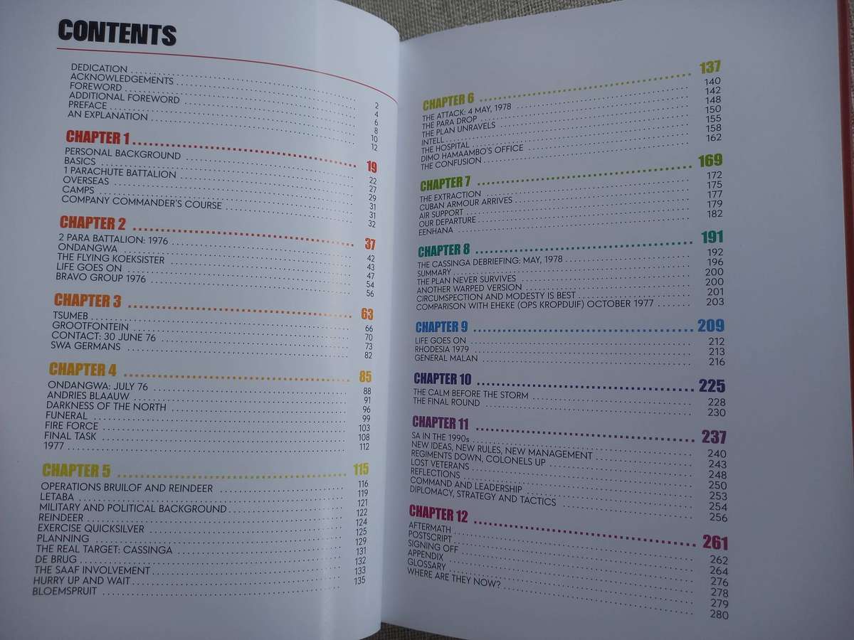 SEEING THE ELEPHANT - The Battle Diaries of Col Lewis "Lew" Gerber . 3 Para Bn, SADF