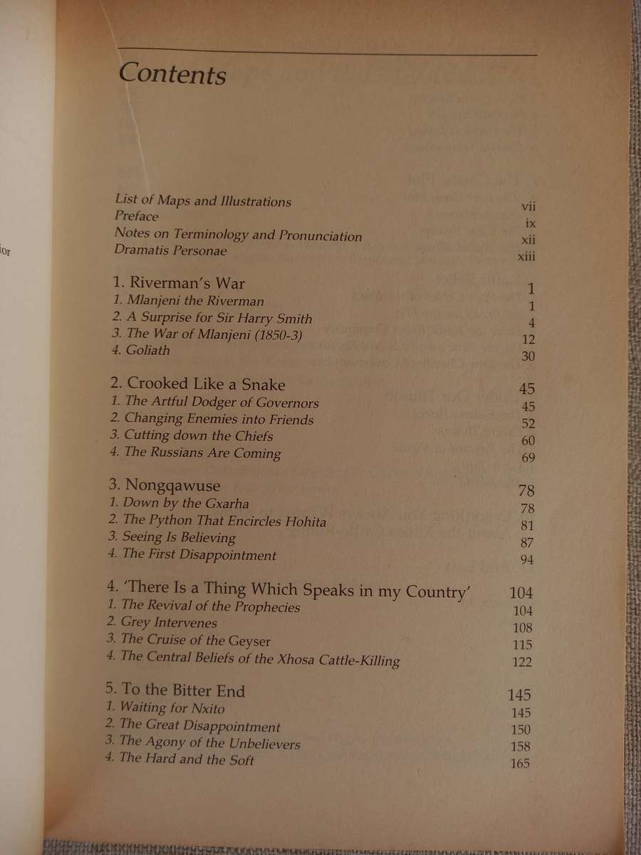 The Dead Will Arise. Nongqawuse and the Great Xhosa Cattle-Killing Movement of 1856-7. - Peires, J B