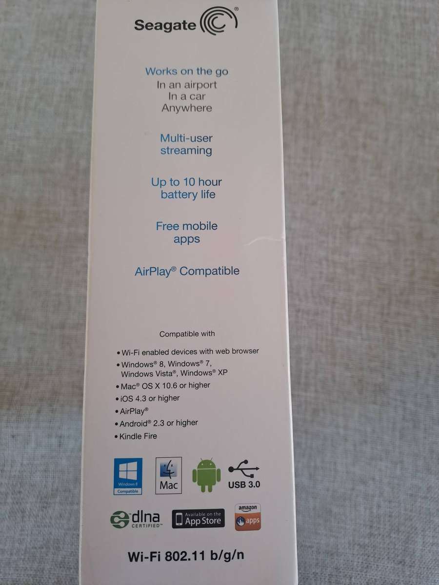 Seagate Wireless Mobile Storage, PQI Air Bank and HDMI cable 10 m