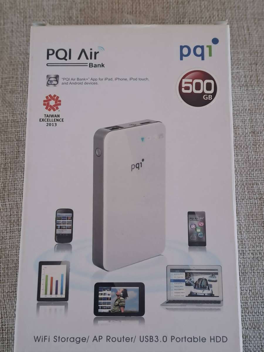 Seagate Wireless Mobile Storage, PQI Air Bank and HDMI cable 10 m