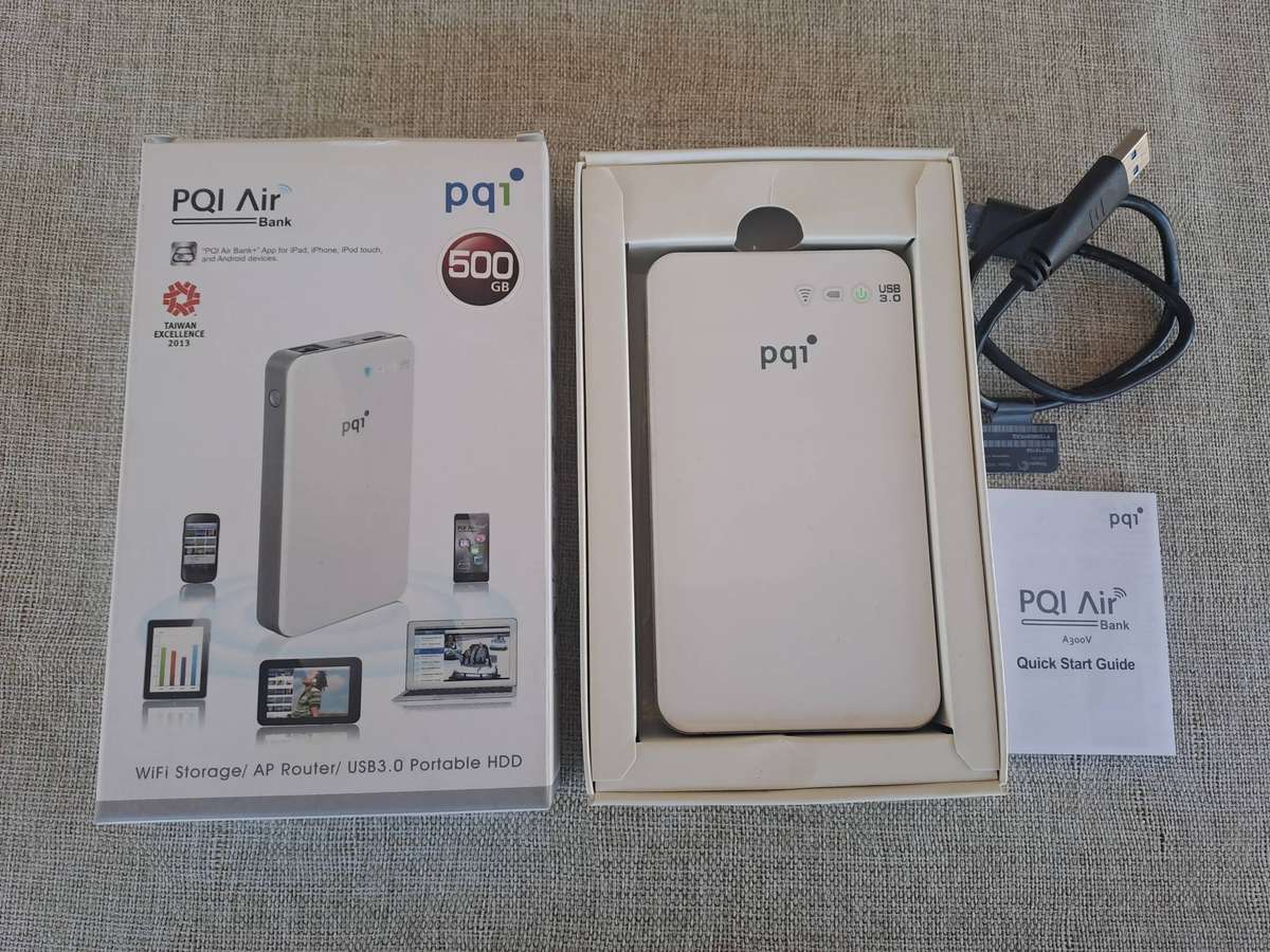 Seagate Wireless Mobile Storage, PQI Air Bank and HDMI cable 10 m