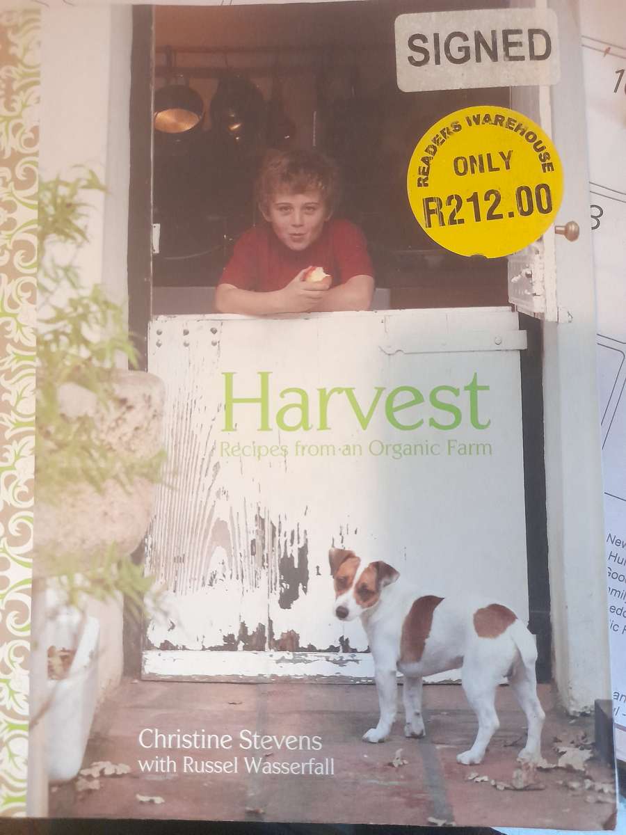 Signed copy of Harvest - Christine Stevens
