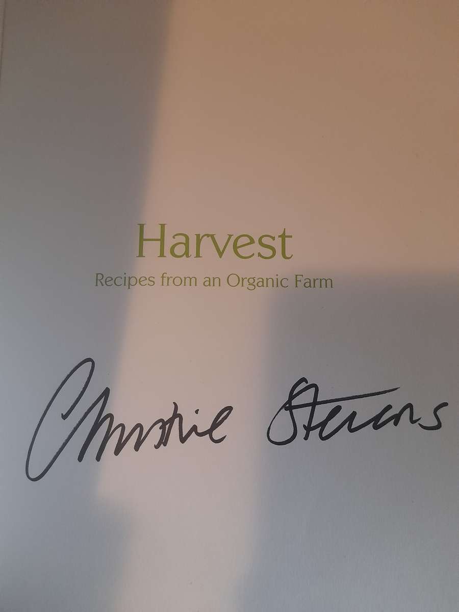 Signed copy of Harvest - Christine Stevens