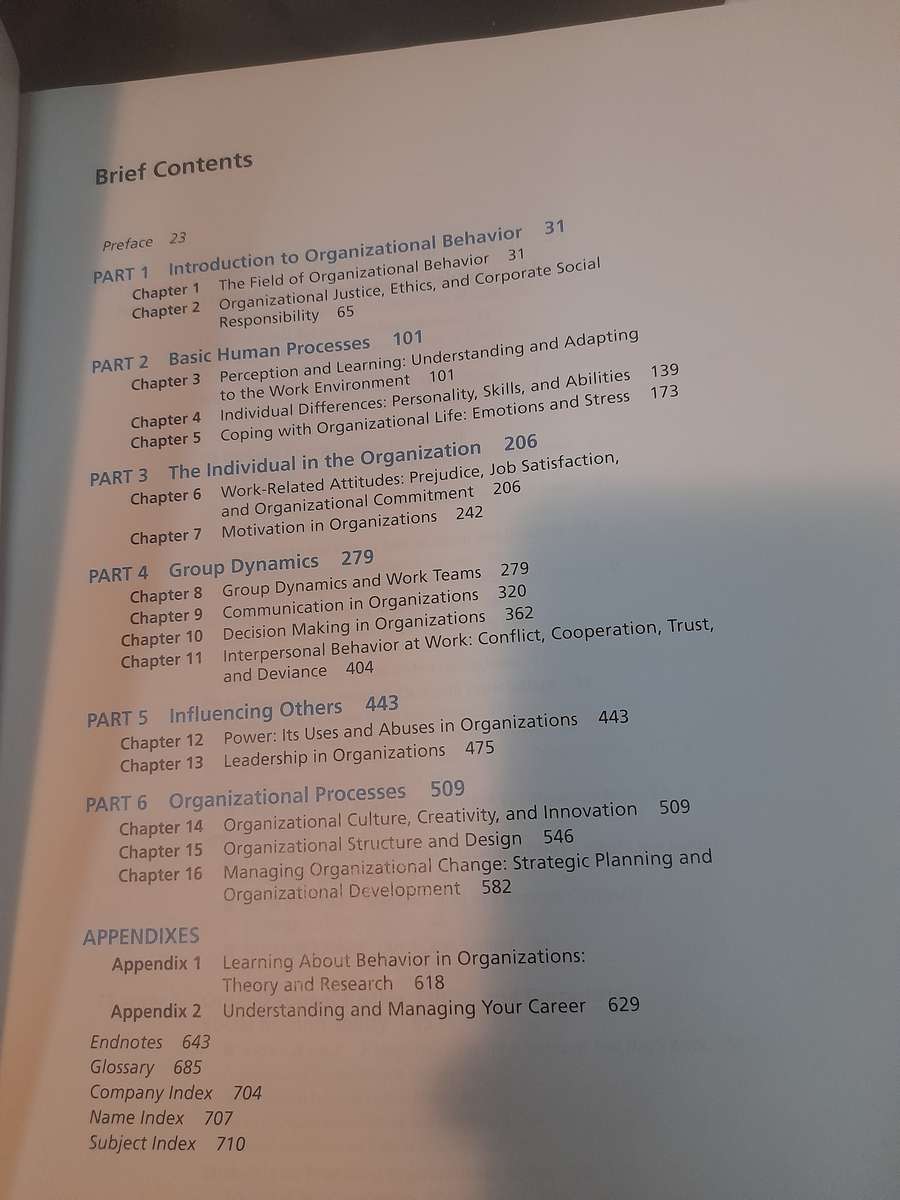 Behavior in Organizations: Global Edition