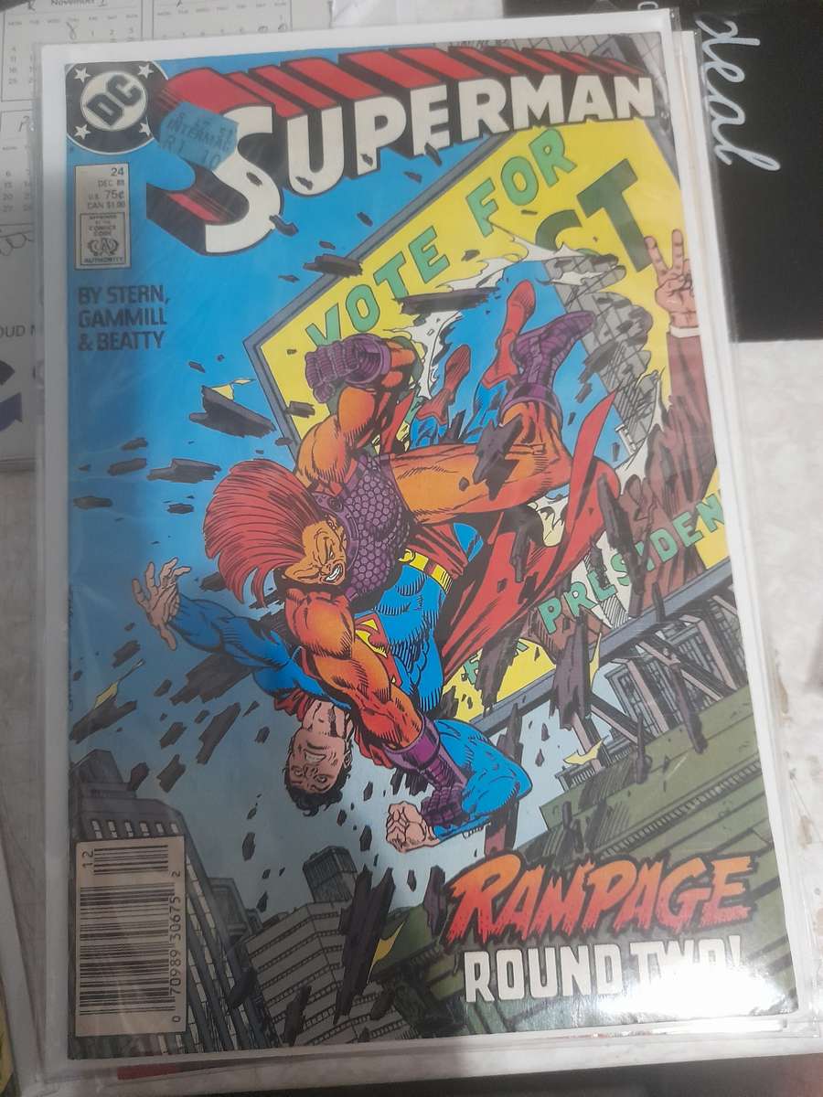 Superman Rampage  - DC Comic book 1987