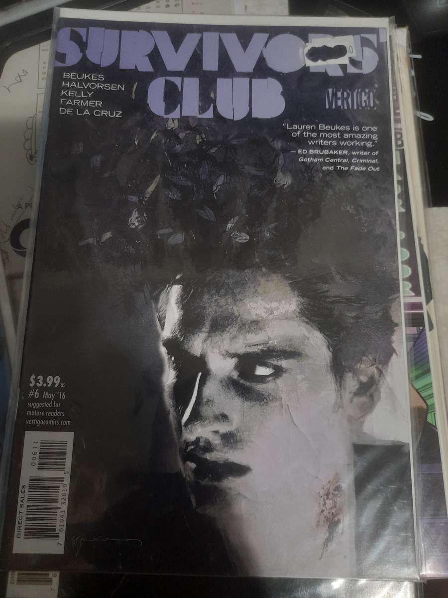 Survivors Club Comic Book Bagged and Sealed 6 May 16