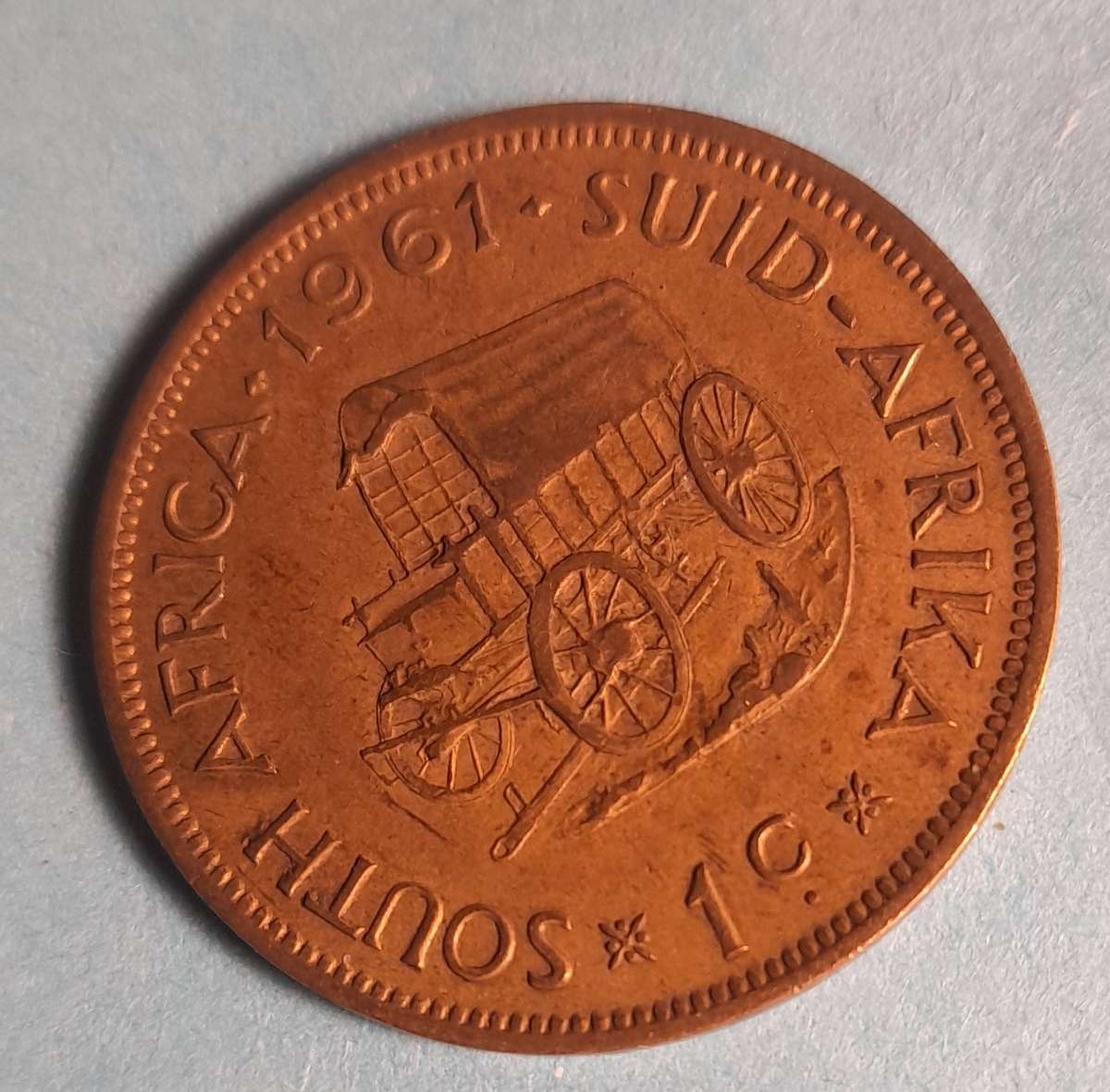 1961 coin RSA 1c  their is 4 coins