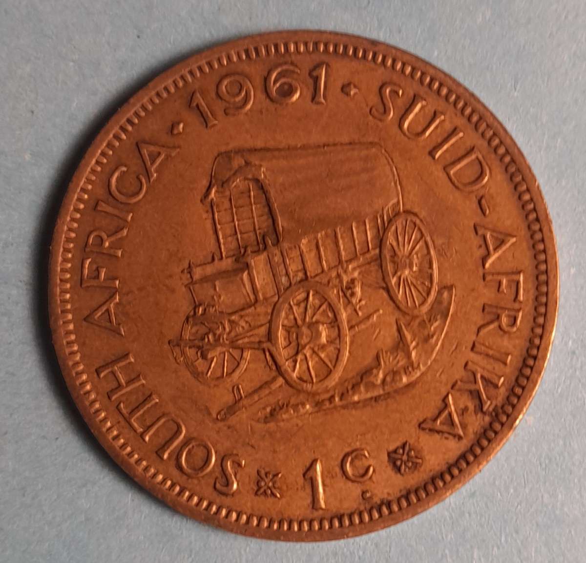 1961 coin RSA 1c  their is 4 coins