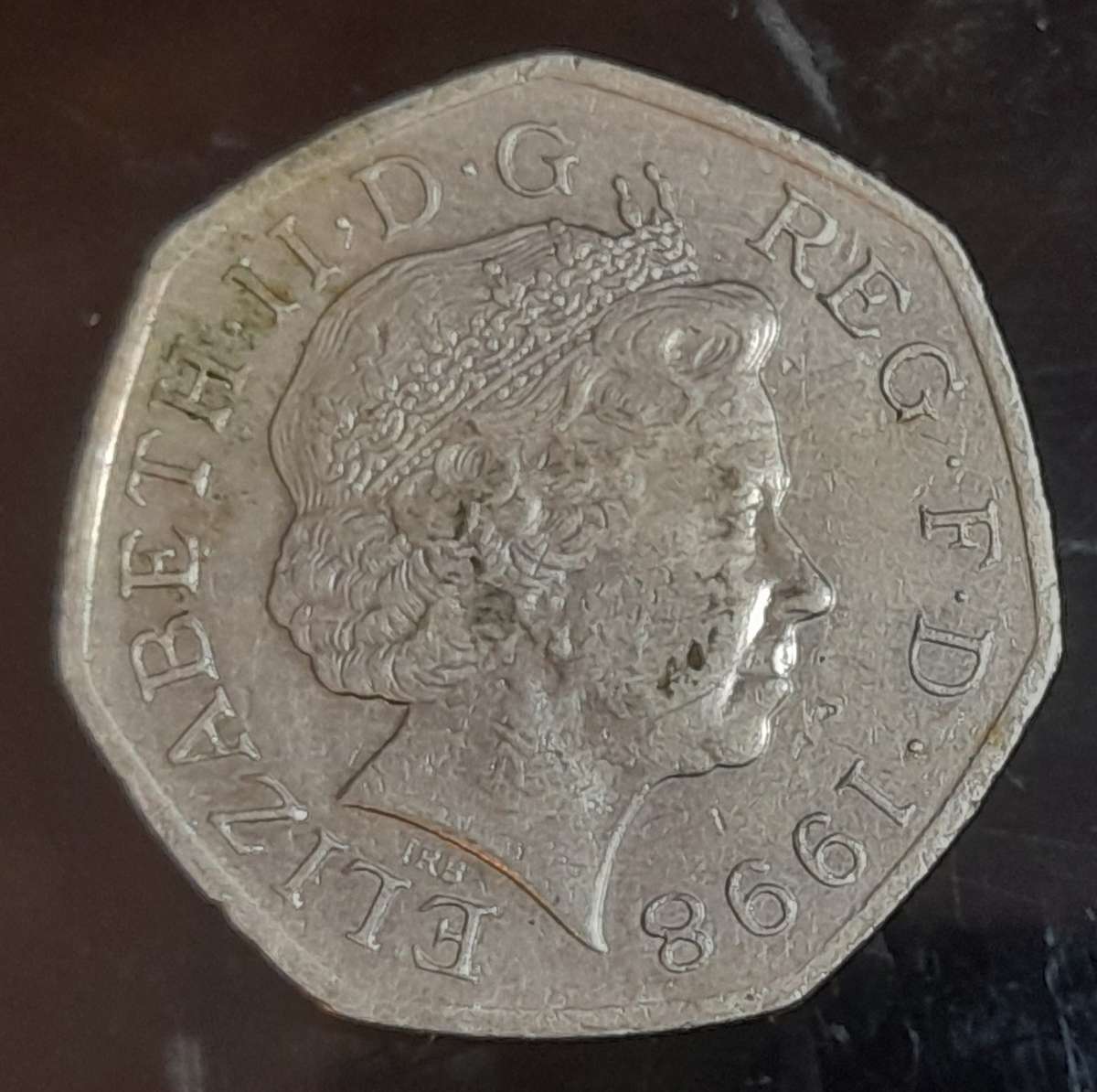 Fifty Pence  1998 coin