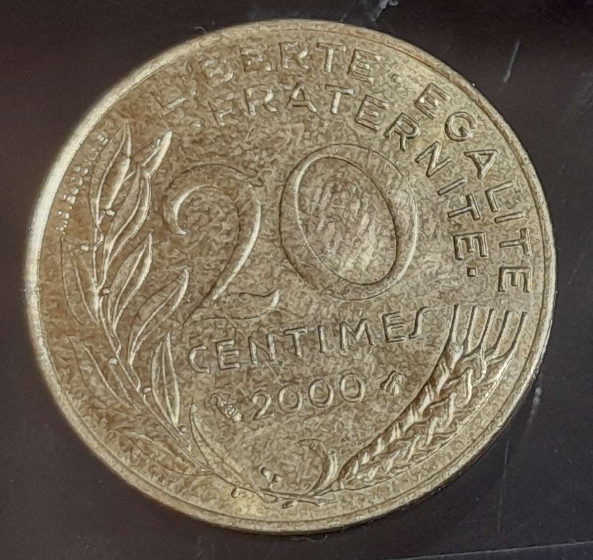 France 20 Centimes Year 2000
