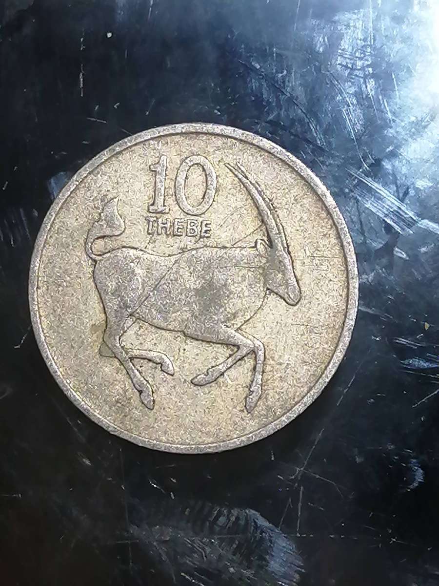 Botswana 10 thebe 1989