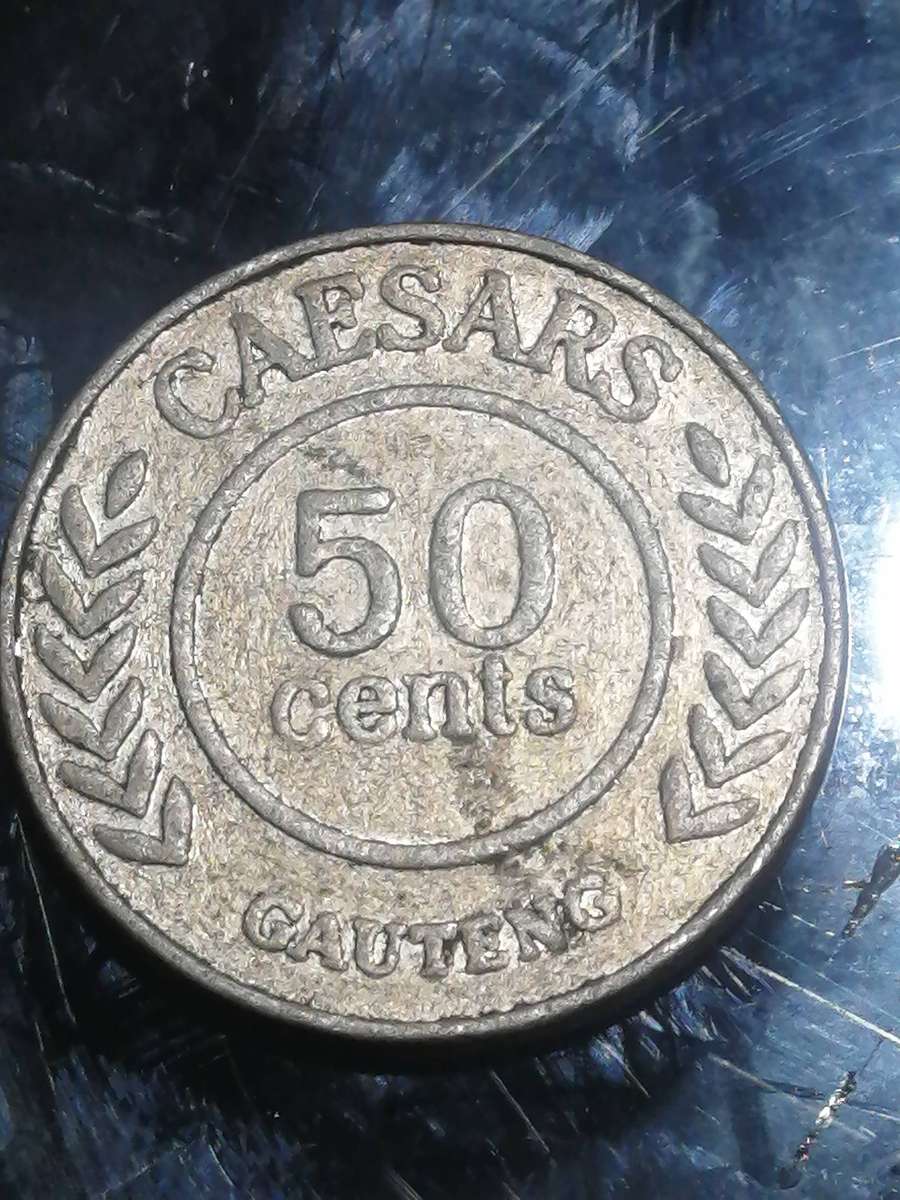Caesars coin 50c Gauteng
