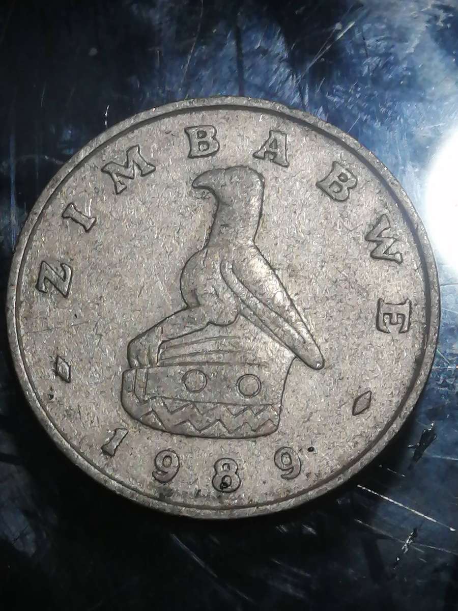 Zimbabwe coin 50c  at 1989