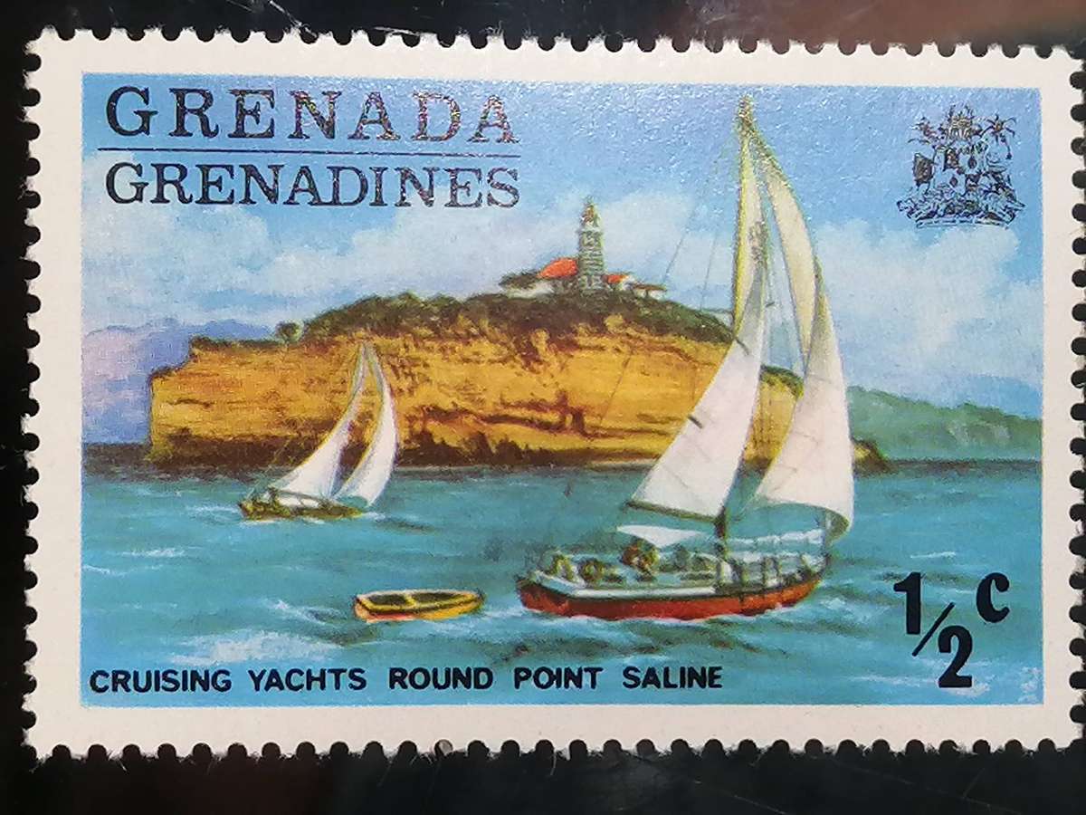 Grenada Cruising yachts   1975 postage stamp
