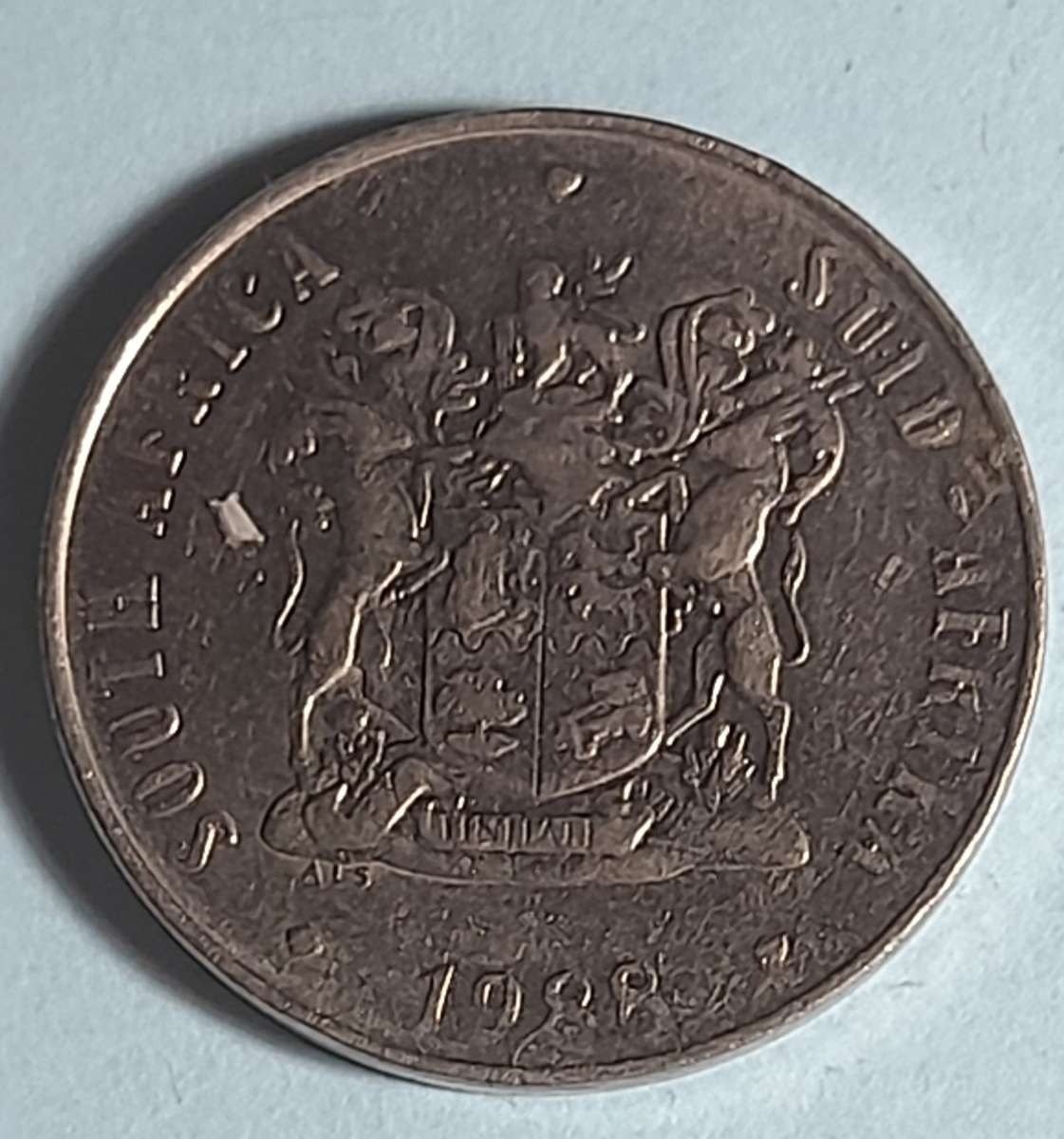 50C COIN SOUTH AFRICA 1988