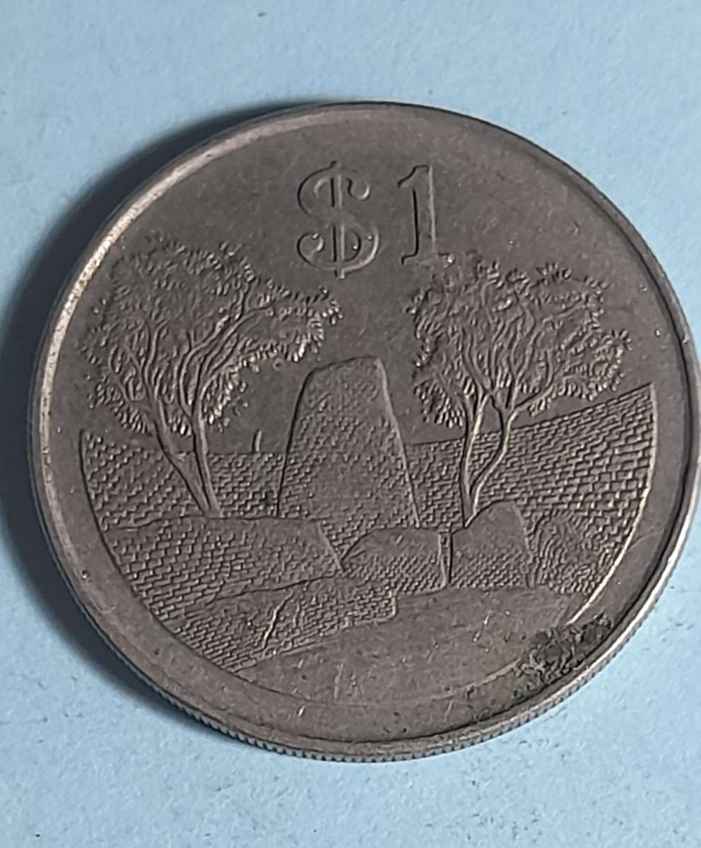 Zimbabwe 1 dollar coin