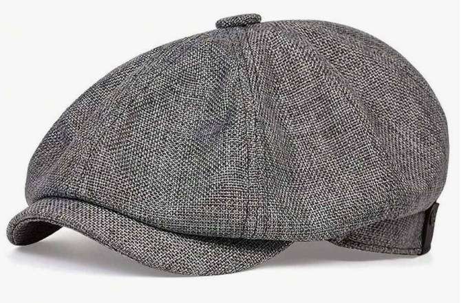 NEWSBOY CAP - GREY