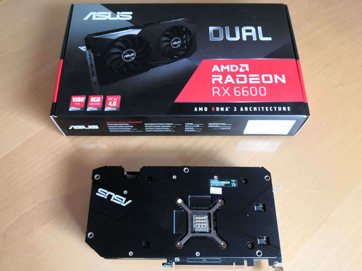 Asus Radeon RX 6600 8GB Graphics Card