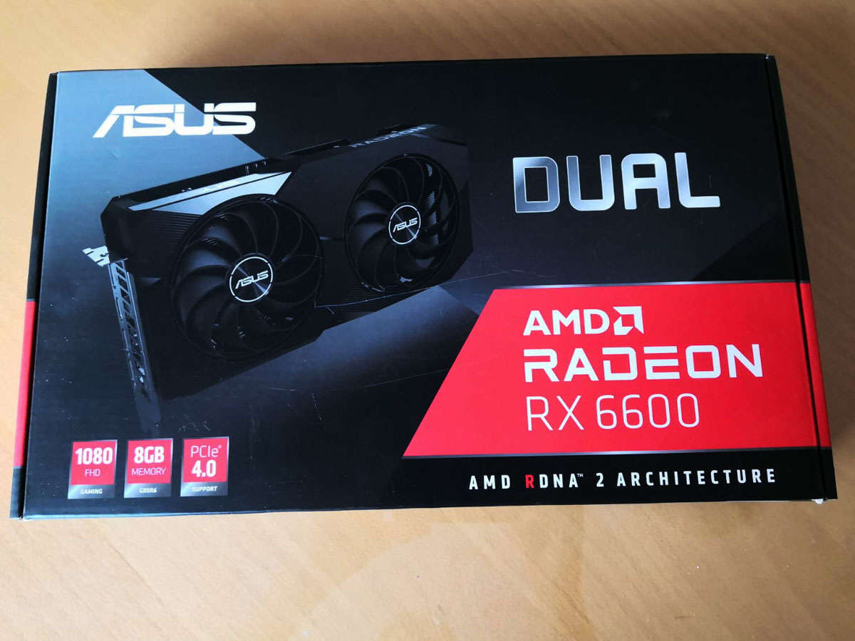 Asus Radeon RX 6600 8GB Graphics Card