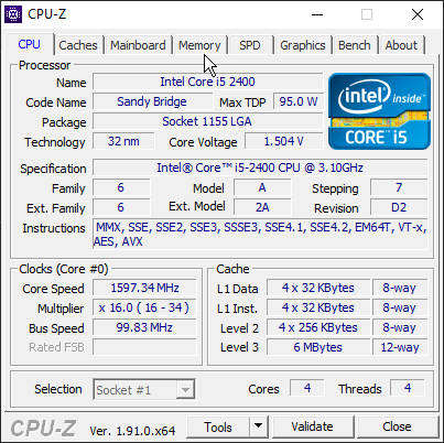 Intel i5-2400 + Motherboard + 8GB DDR3 RAM Combo