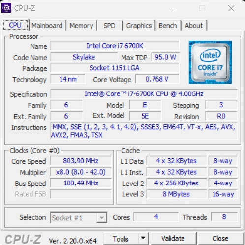 Intel Core i7-6700K + Asus Z170 Pro Gaming Motherboard Combo