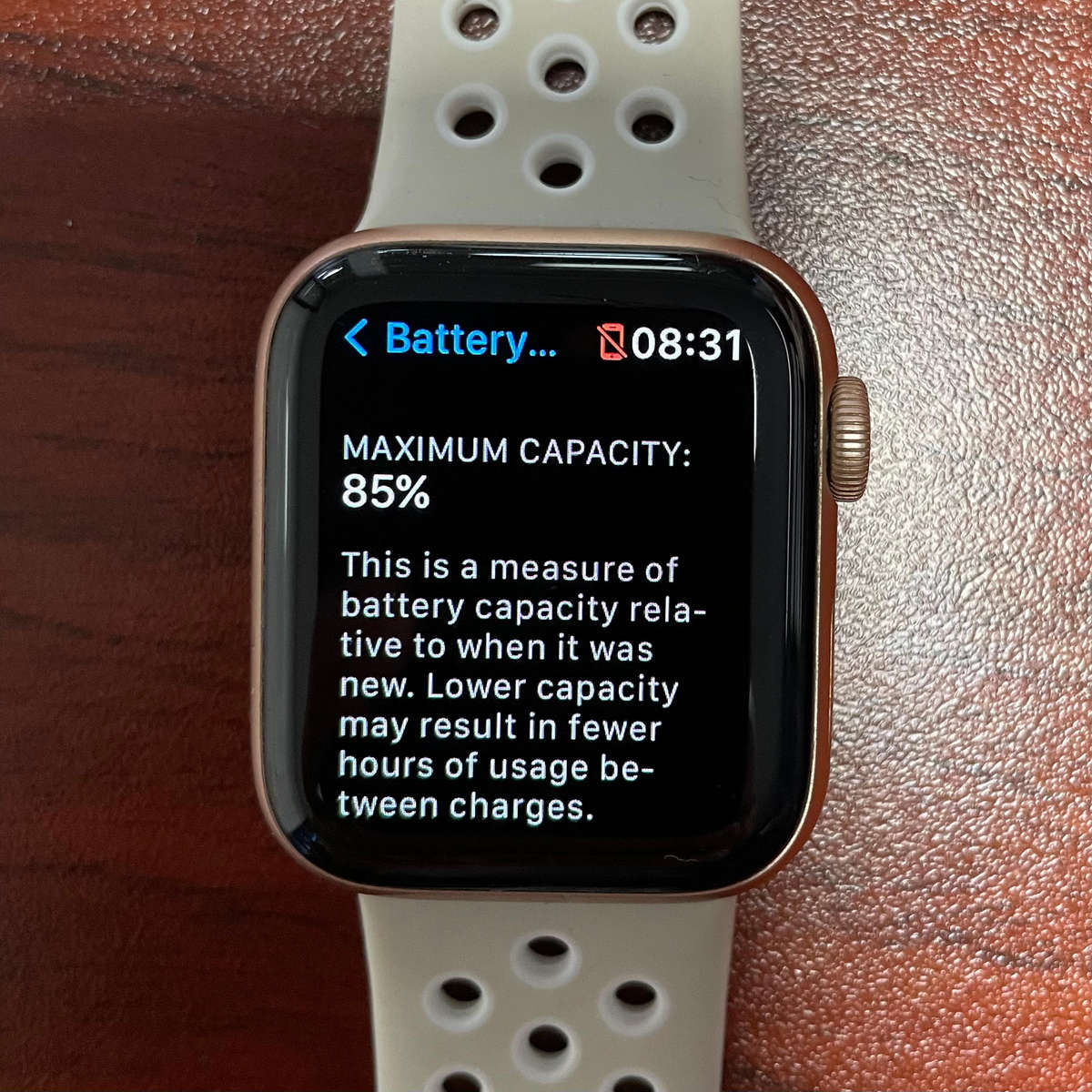 Apple Watch Series 5  Rose Gold (Model A2092)  40mm