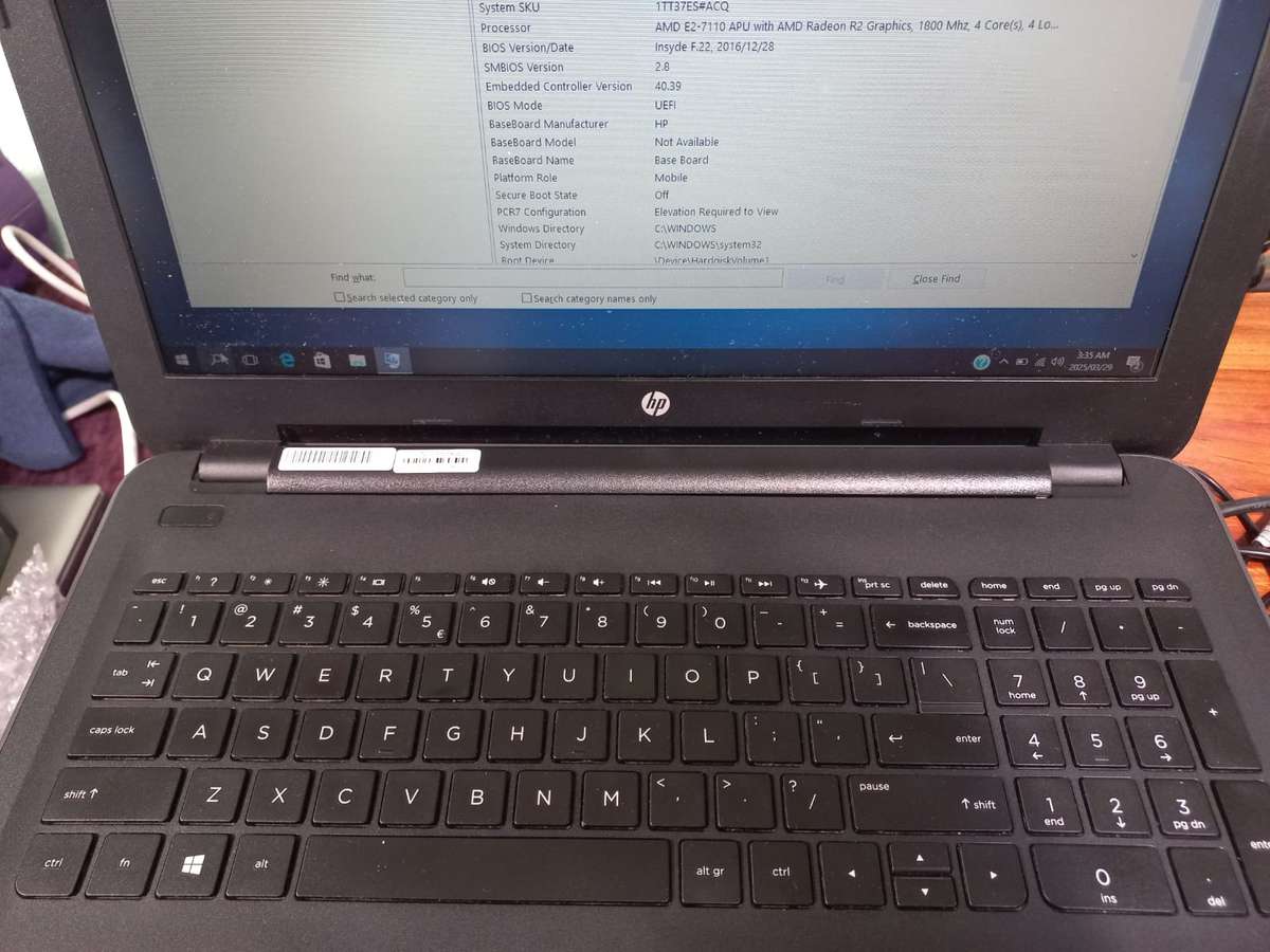 HP 255 G5 64 bit Notebook
