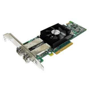 8 X 16Gb Emulex LPE16002 Full Height w/ SFP Modules