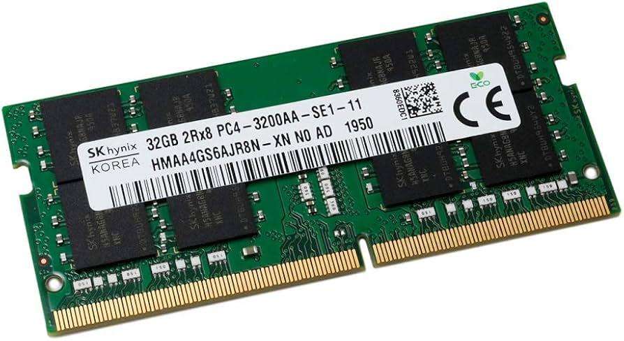 SK Hynix 32GB DDR4 3200 SODIMM LAPTOP