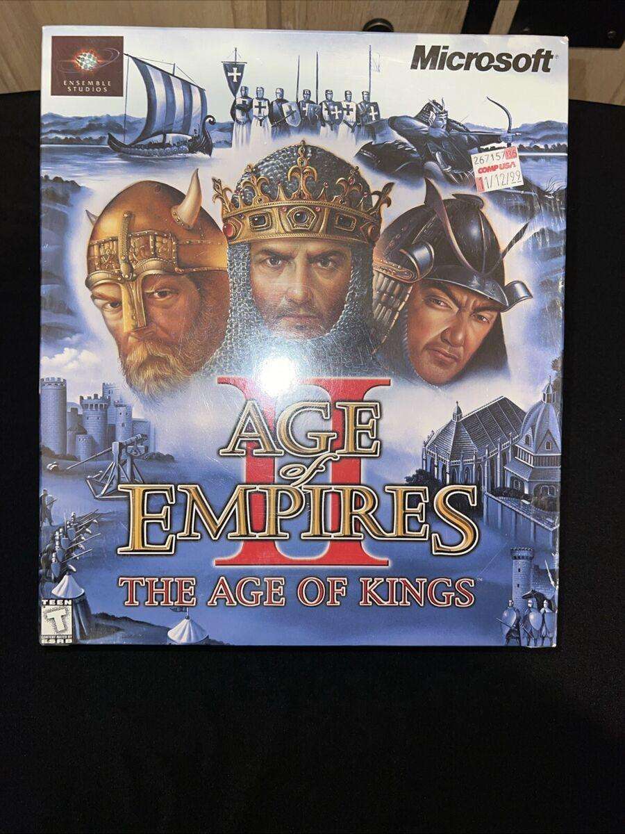 AGE OF EMPIRES - AGE OF KINGS (SEALED) BIG BOX RETRO