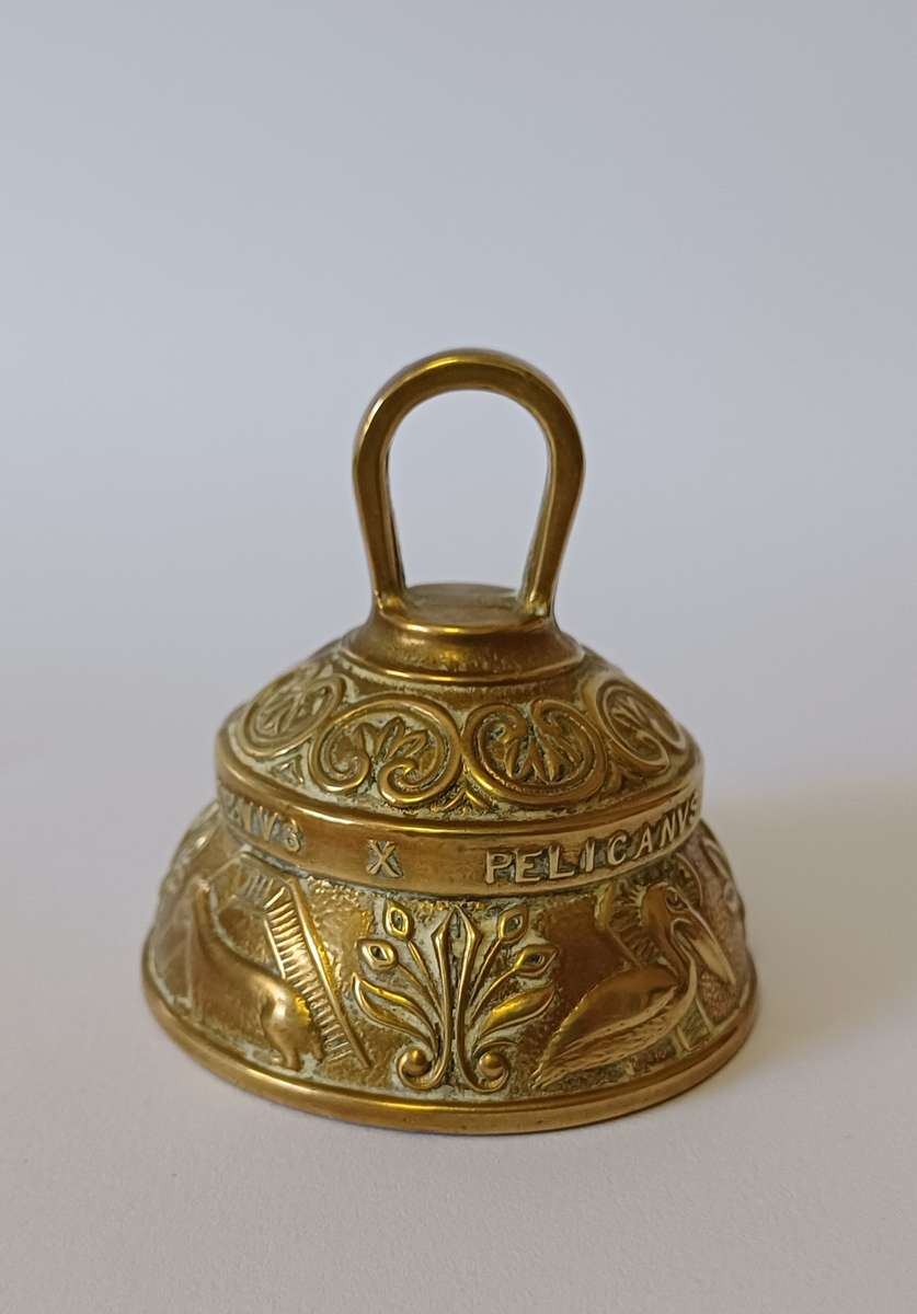 two small brass bells