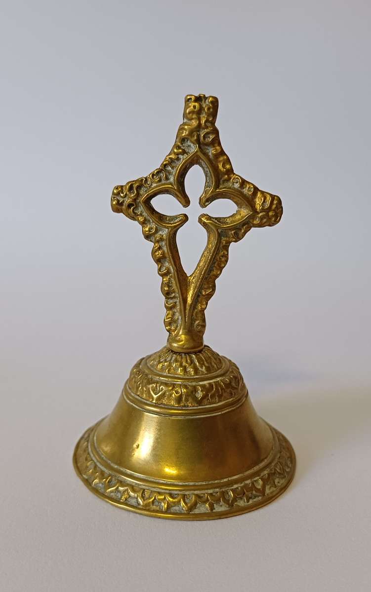 two small brass bells