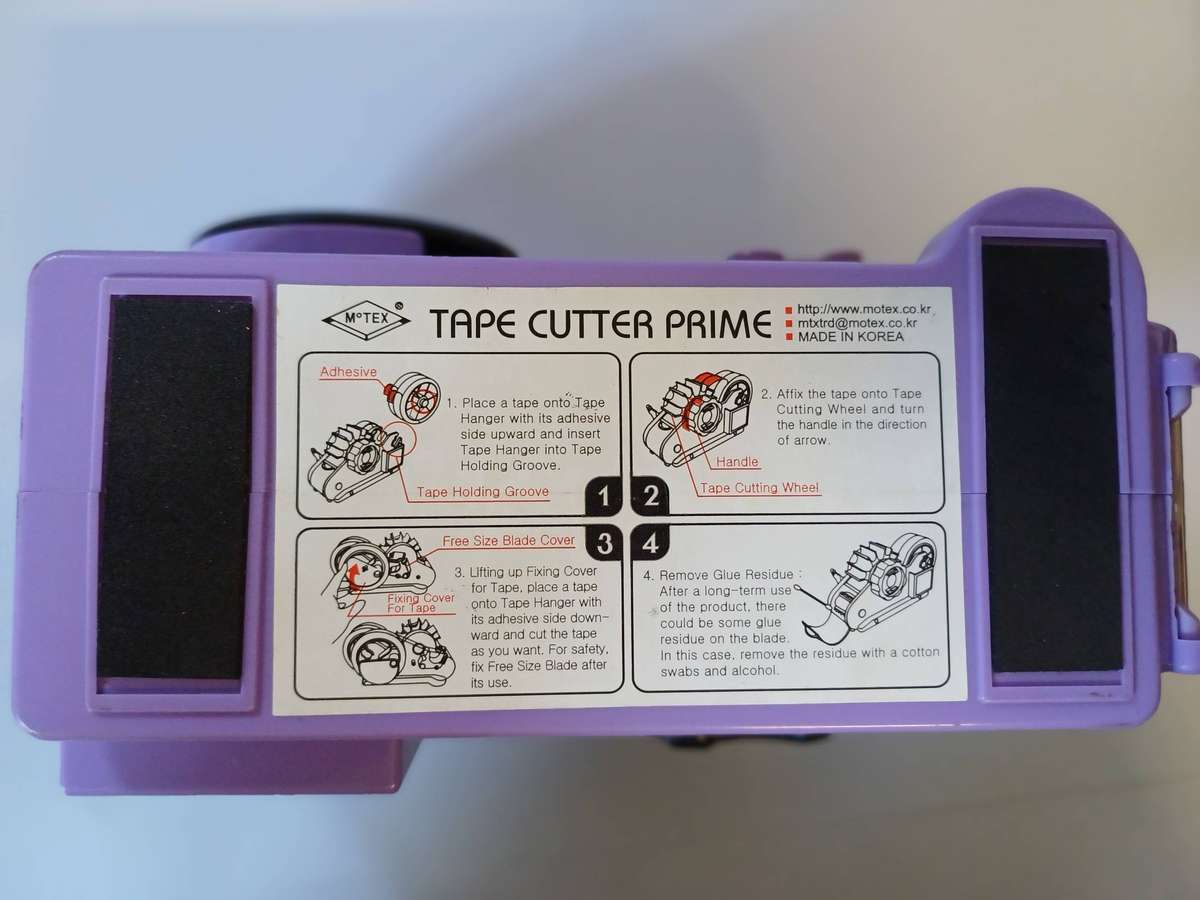 Mo'tex "Tape Cutter Prime" Tape Dispenser for 3 rolls of tape