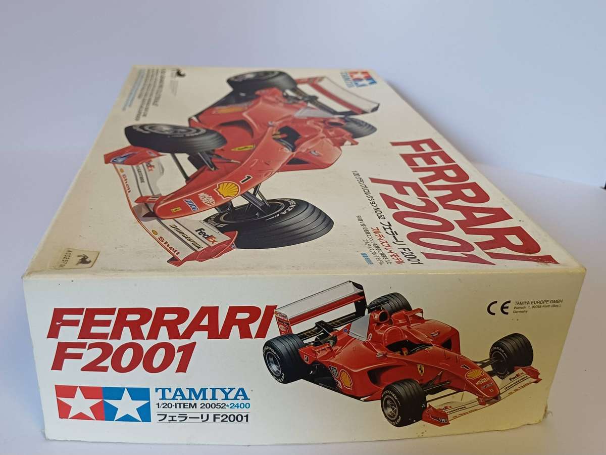 Tamiya 1/20 Ferrari F2001 Model Kit - Michael Schumacher's 2001 F1 Car