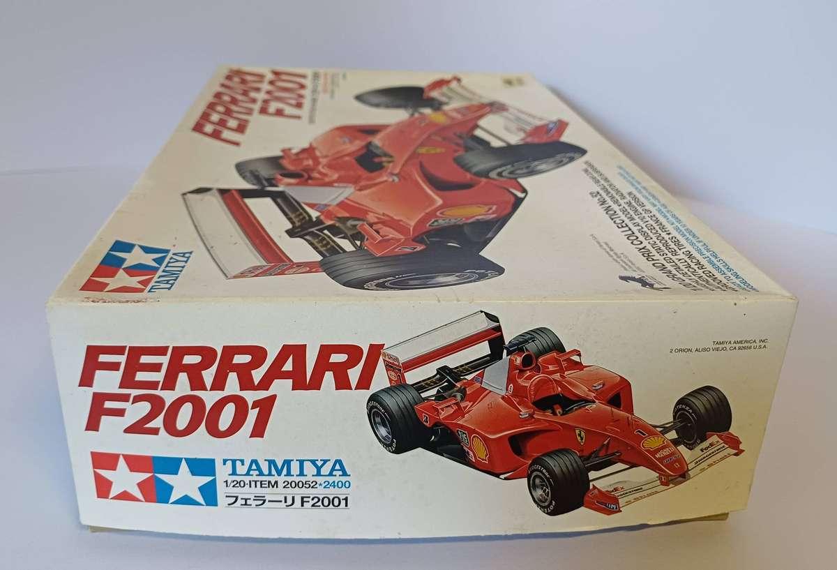 Tamiya 1/20 Ferrari F2001 Model Kit - Michael Schumacher's 2001 F1 Car