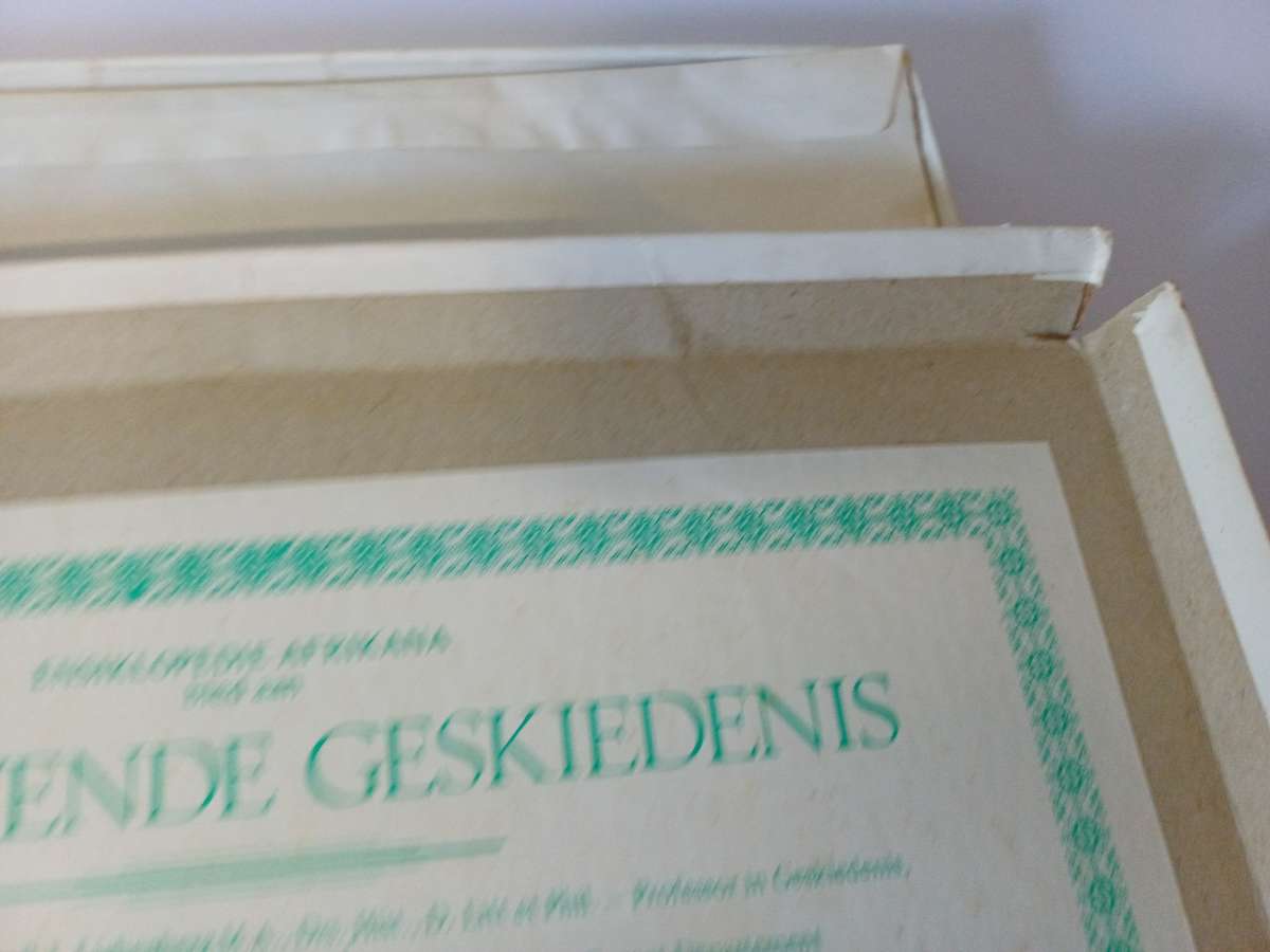 Vinyl LP record Box Set "Ons Lewende Geskiedenis" - South African History Collection