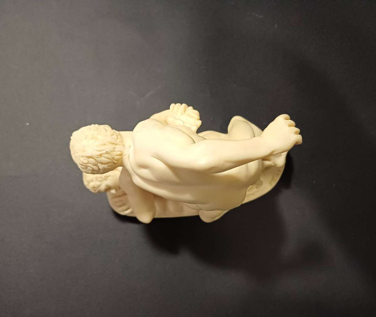The Wrestlers "Lottatori" Statuette replica made in Italy from marble/resin compound