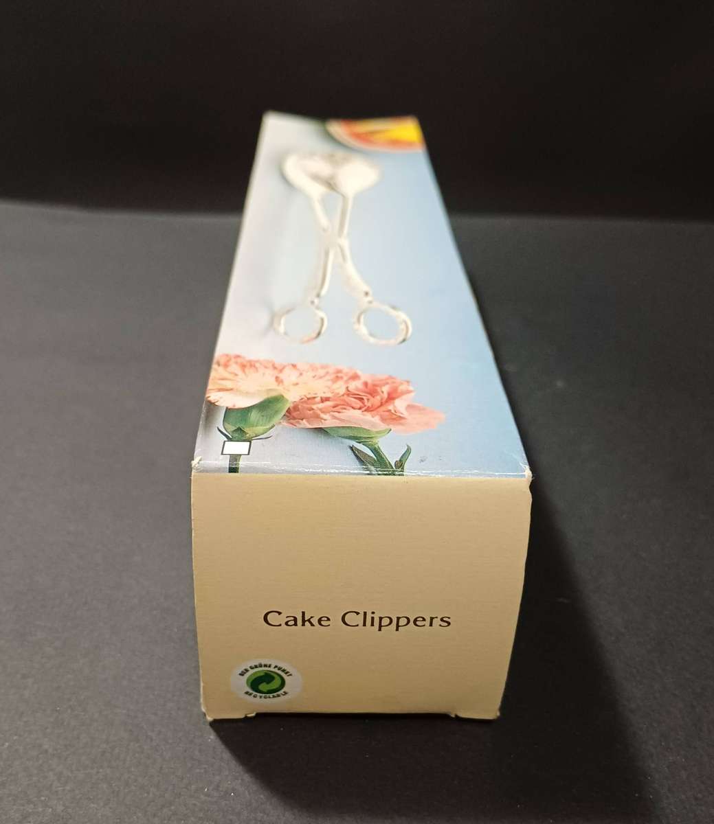 Silver Plated Cake Tongs/ Pie Clippers in Original Box (c. 1980s-90s)