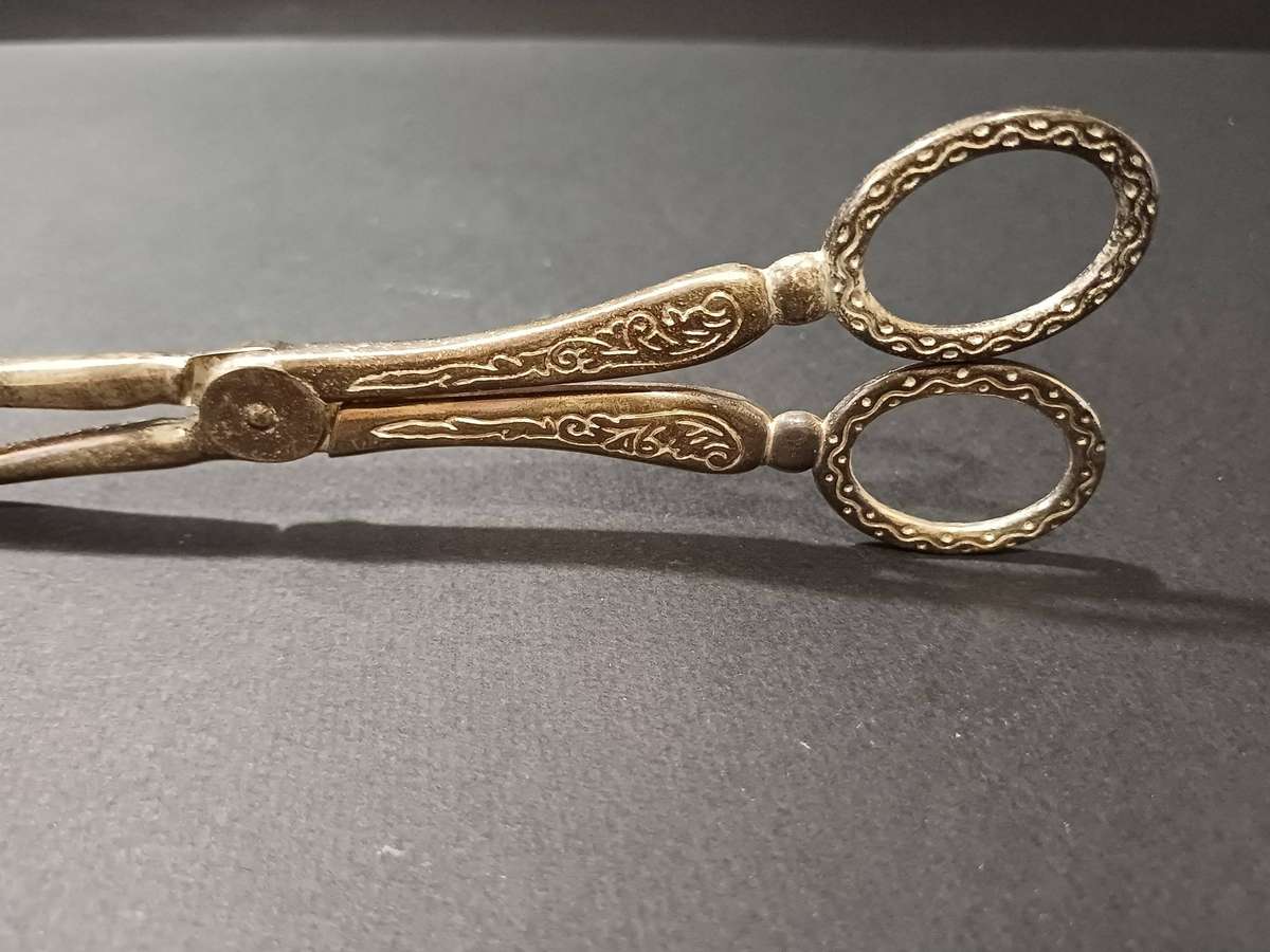 Silver Plated Cake Tongs/ Pie Clippers in Original Box (c. 1980s-90s)