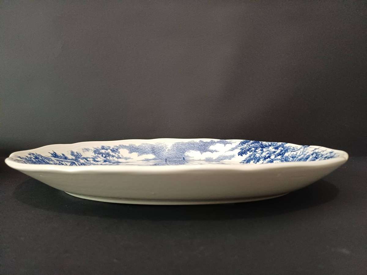 Oxford Vitramik Porcelain Serving Platter - "Coaching Scene"
