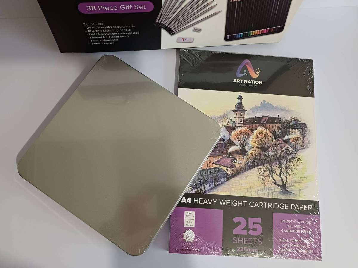 Art Supplies: Art Nation Sketching and Watercolour Pencil starter set