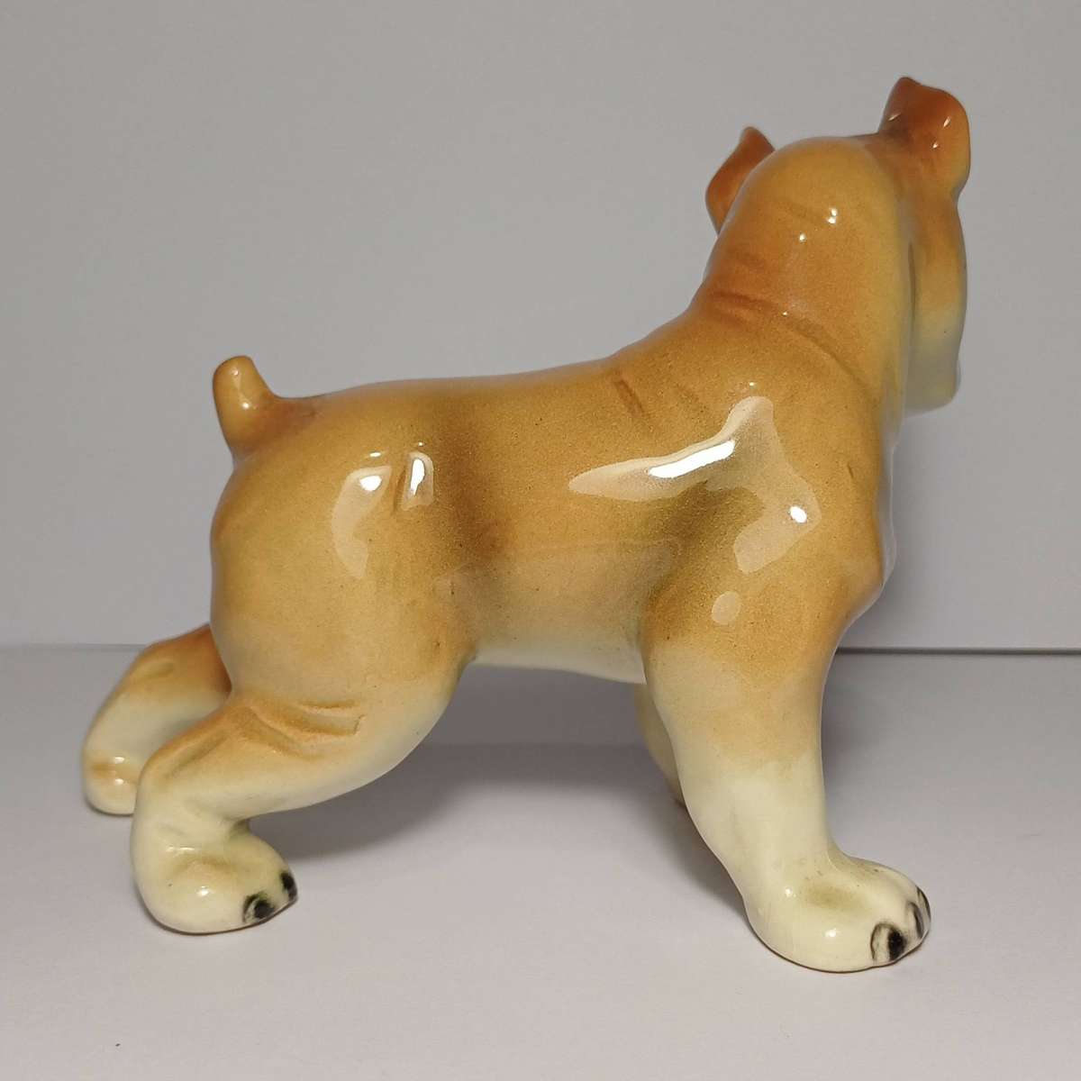 West German Cortendorf Porcelain Boxer Puppy Figurine