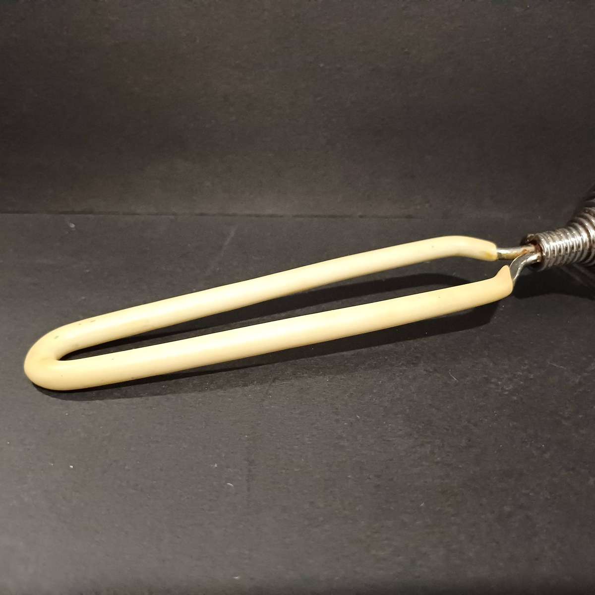 Mid-century spring coil whisk - rustic kitchenalia