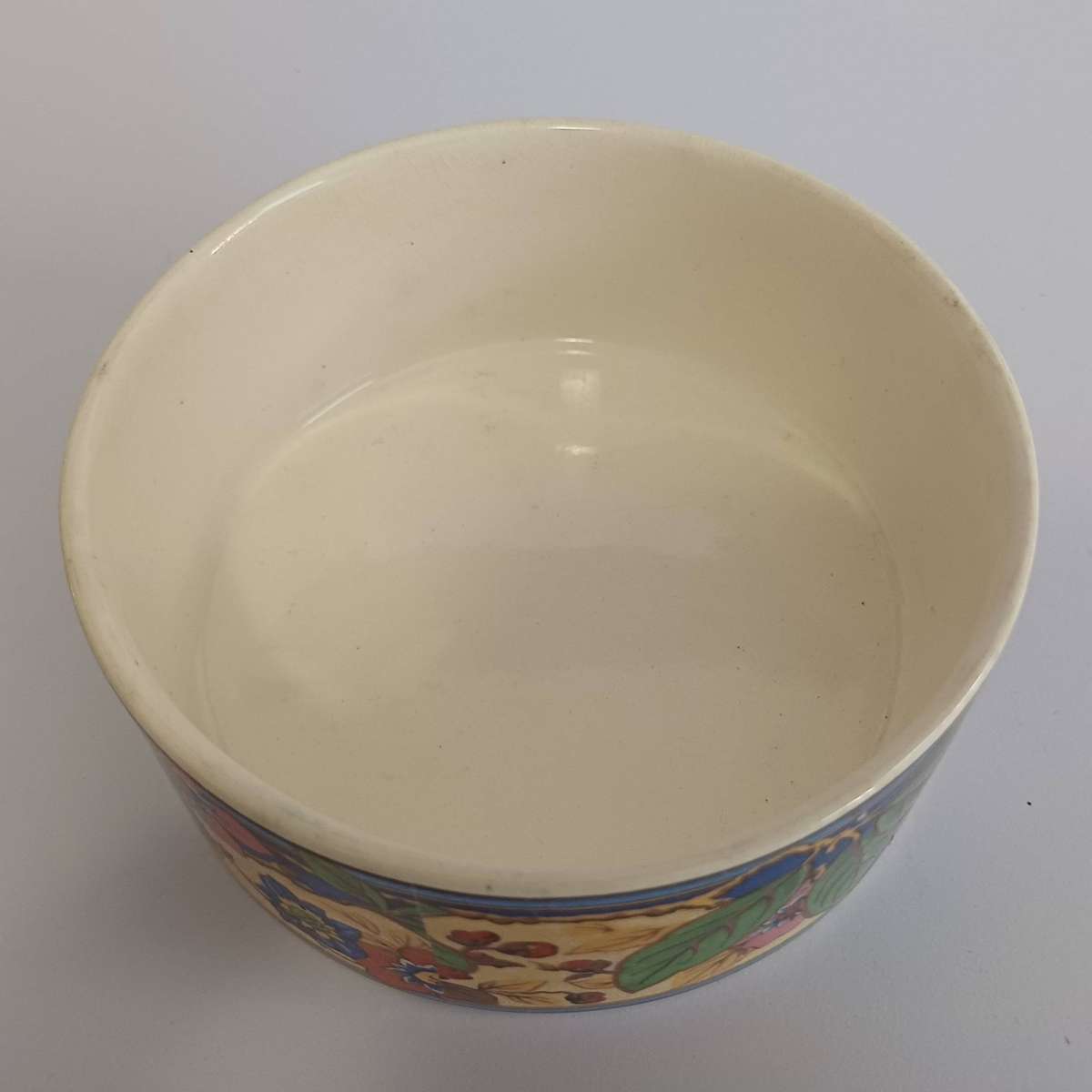 Antique Lancaster & Sons (Hanley) Shallow Jam/Honey Pot with EPNS Lid - c. 1920s Art Deco